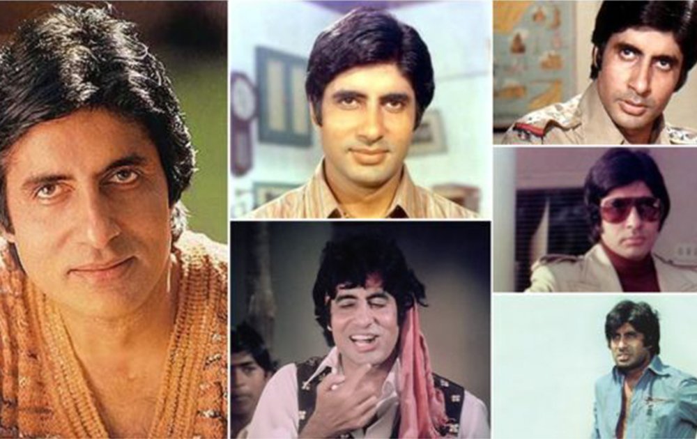 am image showing movie characters of Amitabh Bachchan - Telikoz