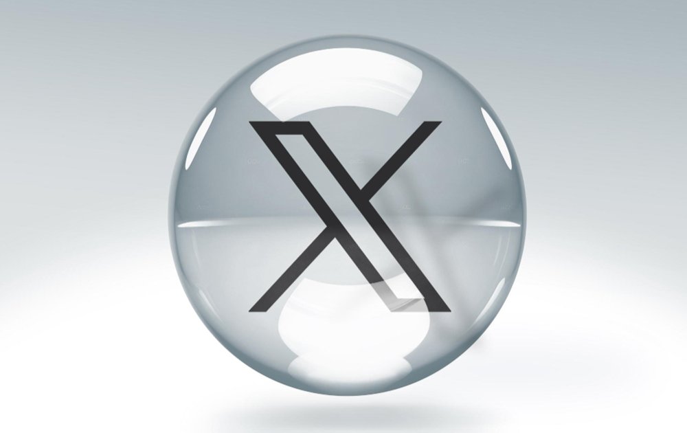 social media X logo image -telikoz